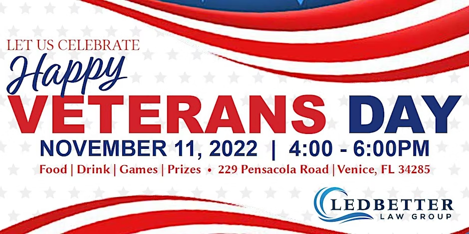 Celebrate Veterans Day with Ledbetter Law Group Image